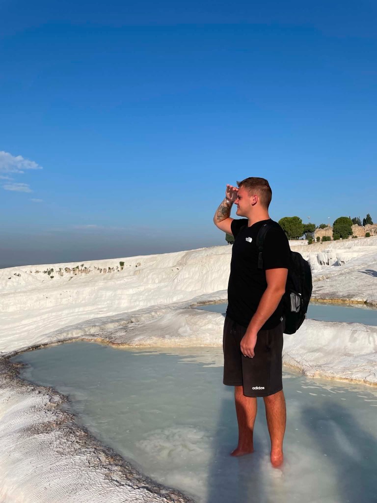 Pamukkale — travertinowe tarasy